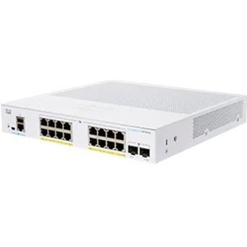 Cisco CBS350-16P-E-2G-EU Managed L2/L3 Gigabit Ethernet (10/100/1000) Netzwerk-Switch Silber