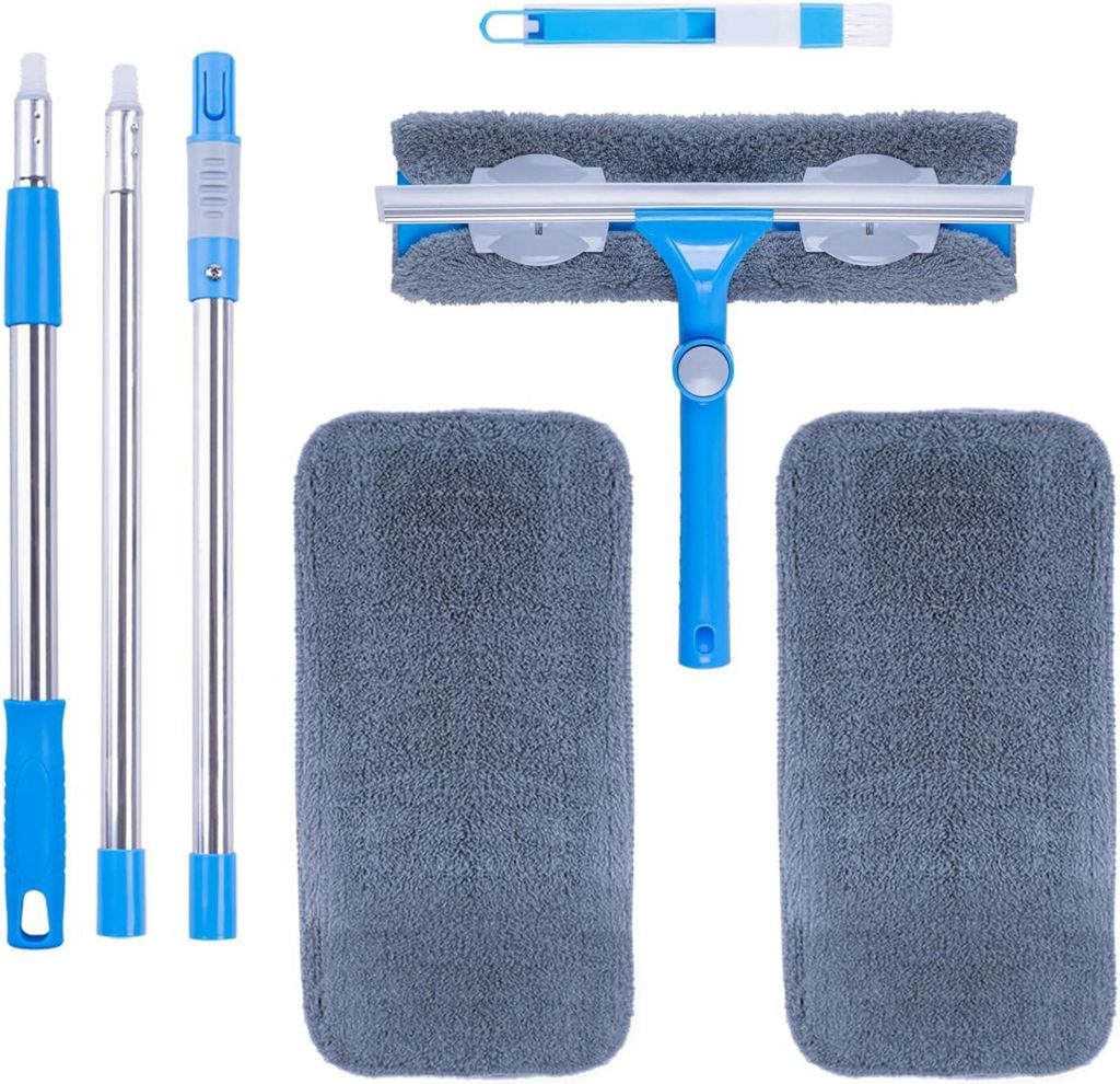 Set Tergivetri 2in1 XL Pro Reach Manico Telescopico 4m Rivestimento 40 Cm - Foto 3