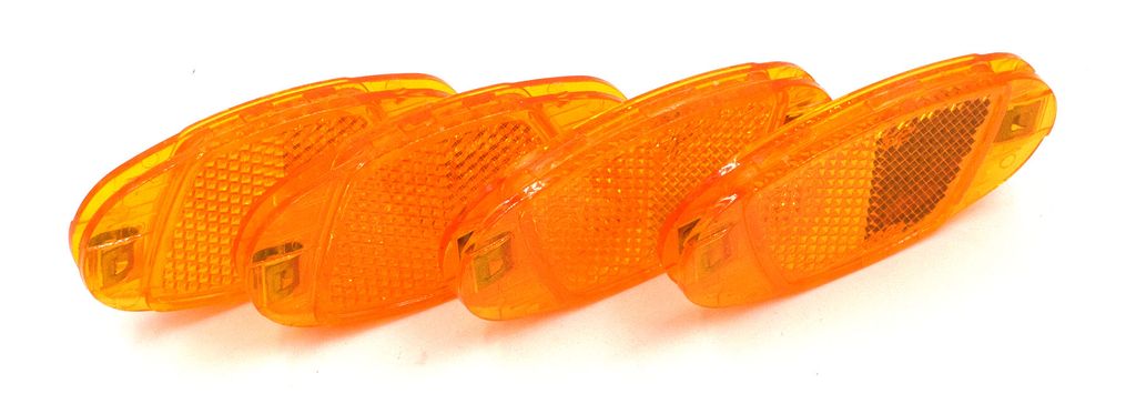 Kit 4 Réflecteurs Rayons Taille Unique Lot De 4 Réflecteurs De Roue Pour Vélo - Taille Unique, Homologation Allemande - Pour Vélo De Route Et VTT Lot 4 Pièces Pour Roues