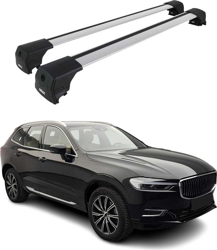Barres De Toit Transversales pour Volvo XC60 II 2018-2026 Image du produit 