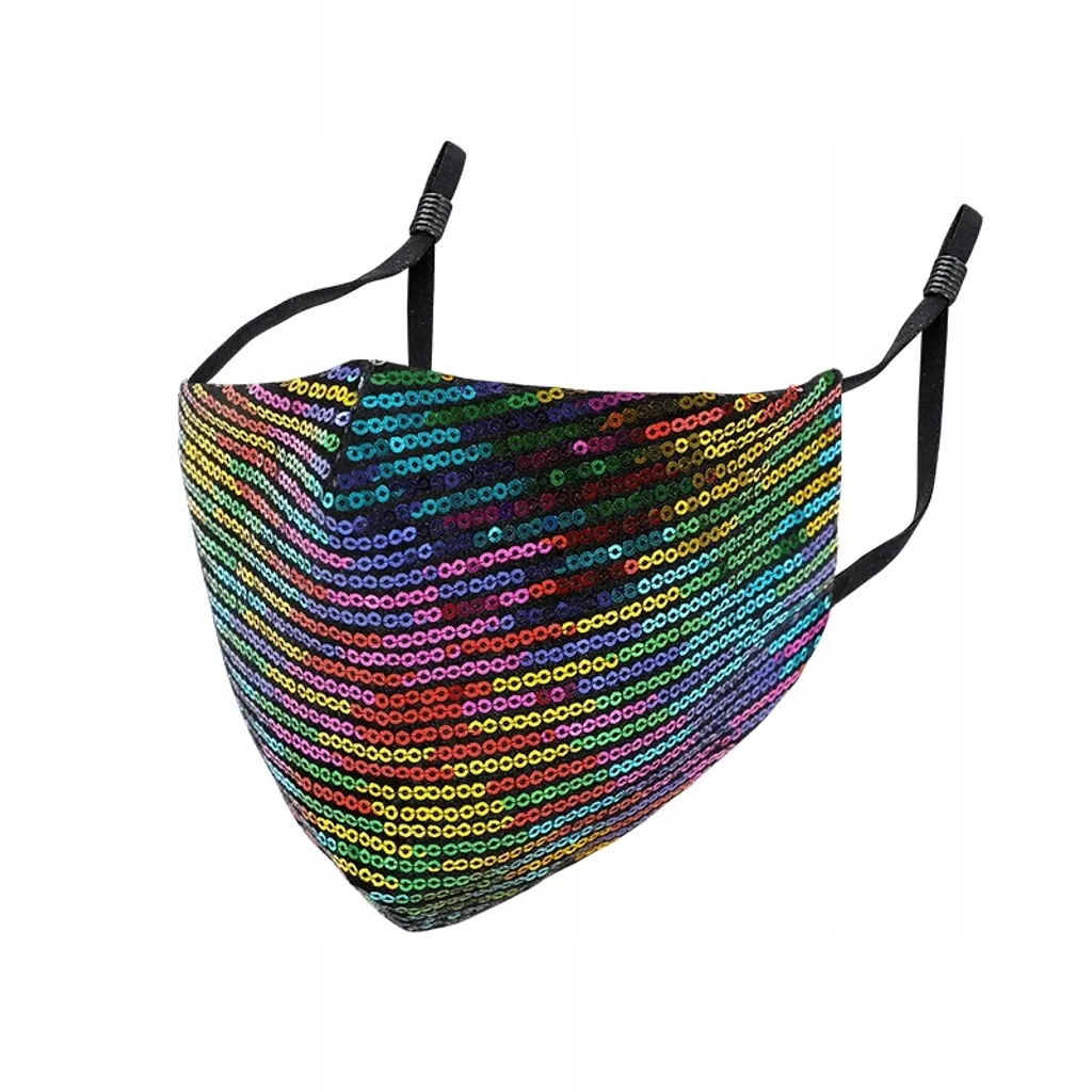 Maschera Morbida Arcobaleno LGBT con 3 Filtri PM2.5 | Comfort Totale