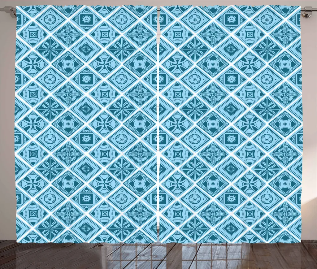 ABAKUHAUS Tenda Lisboa Azulejos 280x175 cm - Nastro Universale