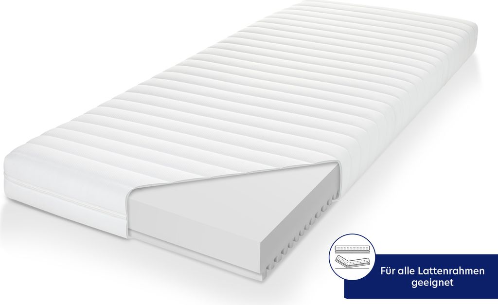 10cm Ergonomische 7-Zonen Kaltschaum Matratzenauflage Produktbild 4
