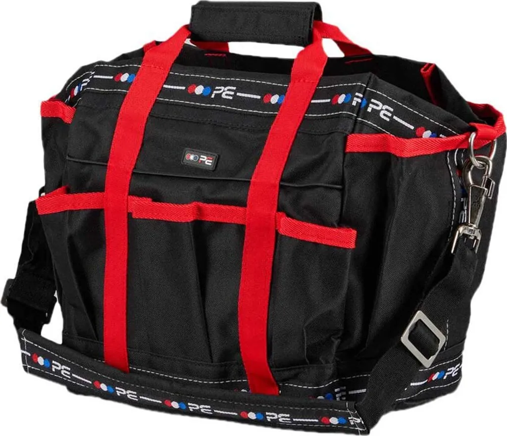 Sac de pansage complet pour cheval Premier Equine - Noir Taille Unique