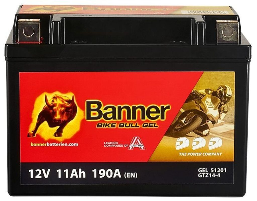 BANNER Batteria di avviamento 12V 11Ah 190A/EN B00 Batteria Immagine del prodotto 
