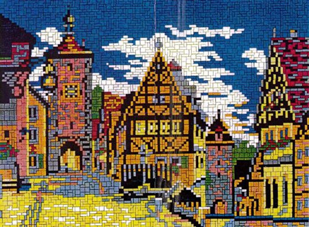 Stick it Rothenburg ob der Tauber "Malerwinkel" ca. 5.100 Teile mit XXL-Steckvorlage