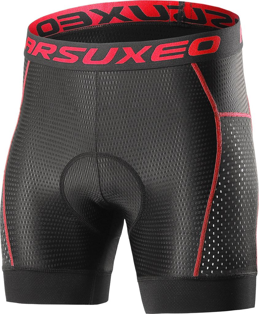 Lixada Radlerhose Herren mit Sitzpolster 5D Gepolsterte Produktbild 5