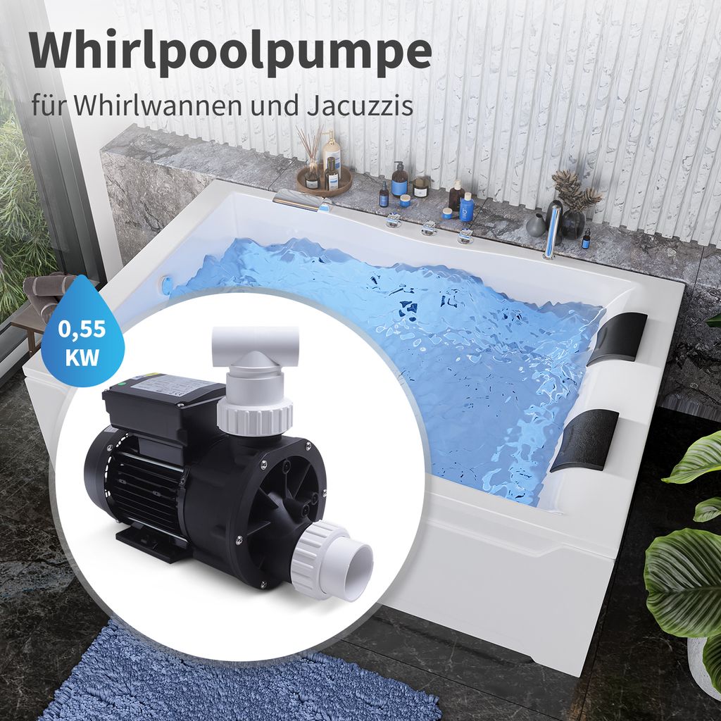 Set Bausatz für Whirlpool Jacuzzi 8 Seiten- und Produktbild 5