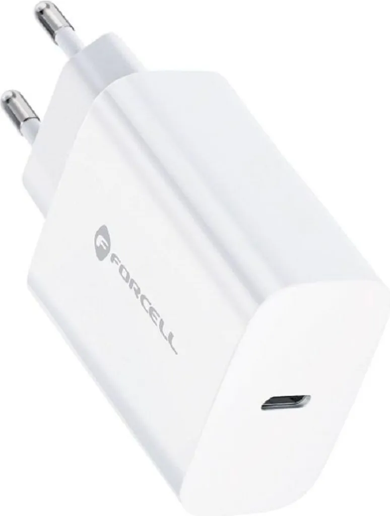 Forcell NETZ Caricabatterie 25W USB-C con Cavo Tipo C - Prezzo Basso