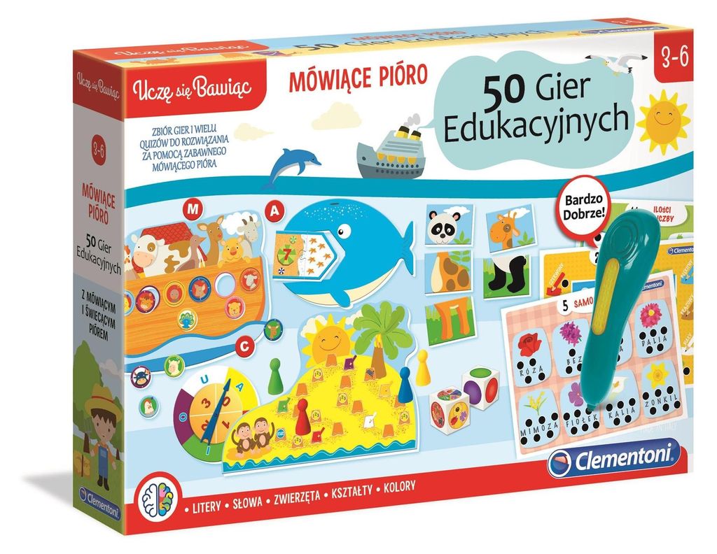 Ich lerne spielerisch. Die sprechende Feder 50 Spiele Produktbild 