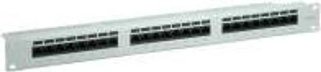 Bandeau de brassage RJ45 Cat 6 de 24 ports UTP pour armoire rack 19"