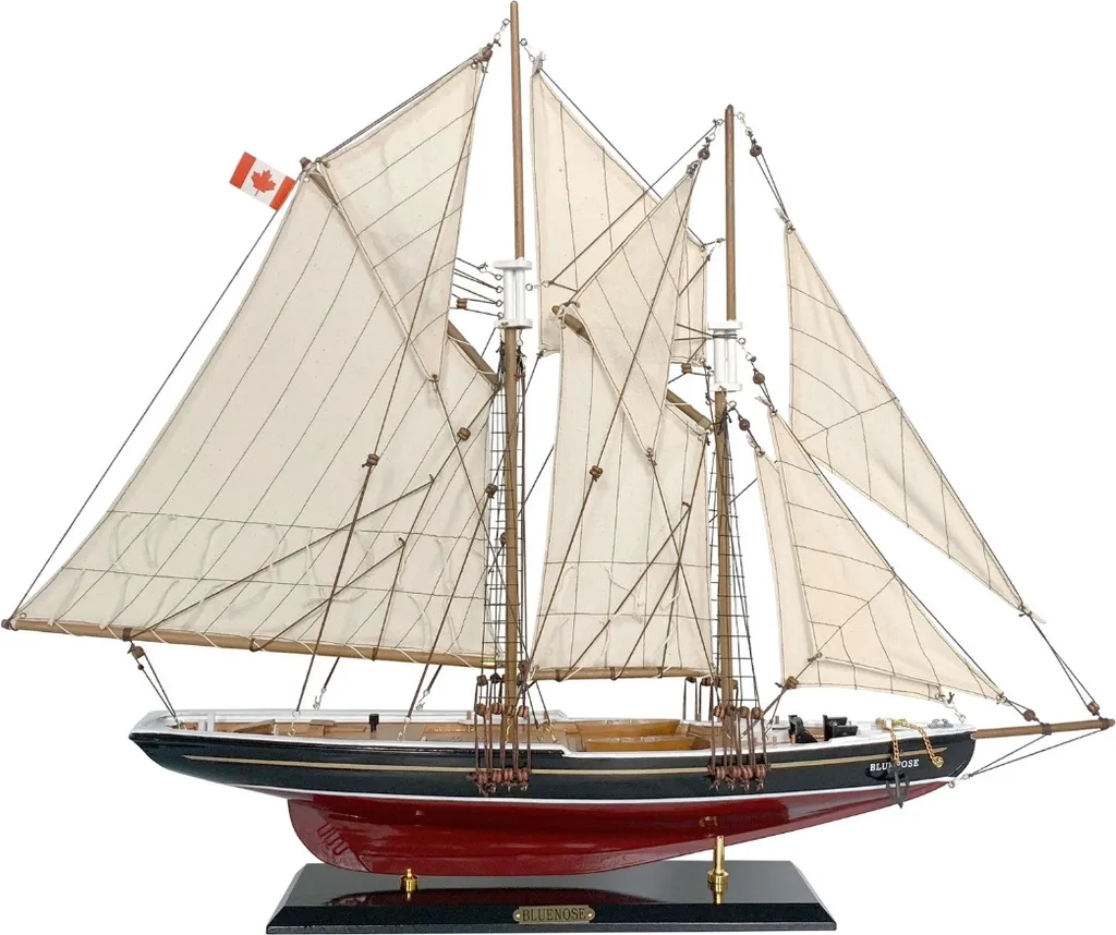 Maquette Bluenose 80cm : Cadeau Idéal pour Passionnés de Voile et Mer