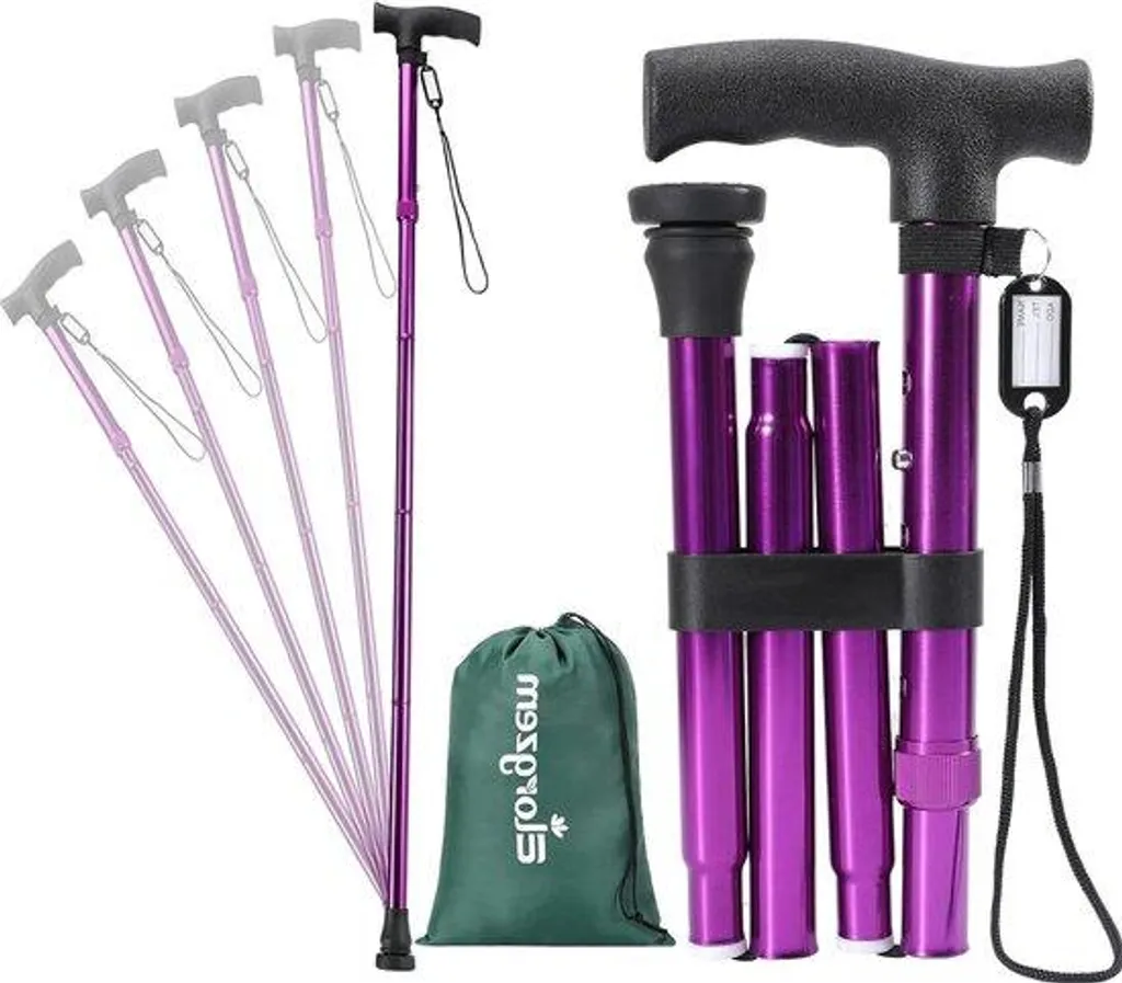 Bâtons de marche pour démarche instable et soutien renforcé en montagne