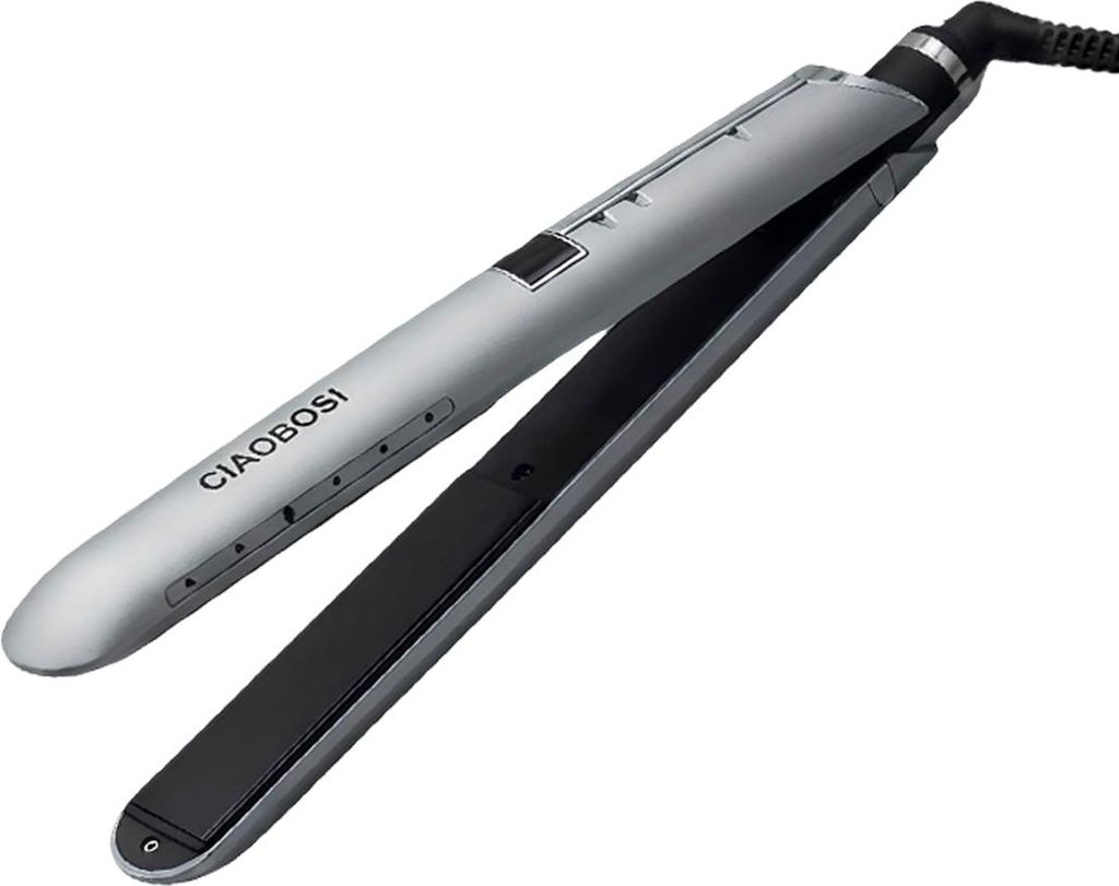 Avizar, 2in1 Lockenstab 25mm 35W Keramik Turmalin, Grau