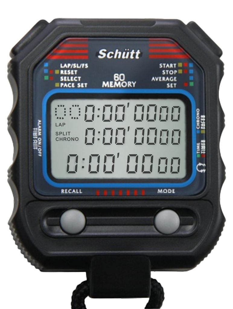Schütt Stoppuhr PC-90 | Dreizeiliges Display | 60 Memory | Produktbild 