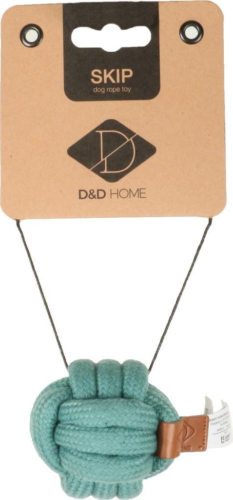 D&D Hundespielzeug Skip Ball blau, Größe: XS