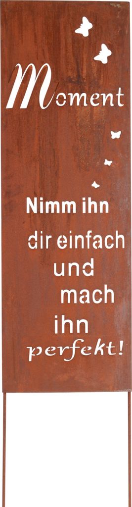 UNUS® Gartenstecker Gartenschild Edelrost Roststecker Produktbild 
