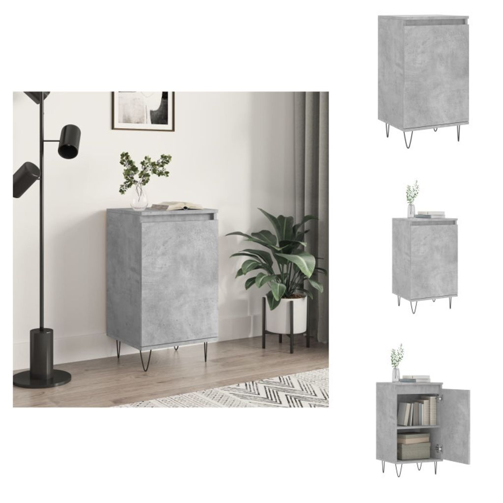 vidaXL Sideboard Betongrau 40x35x70 cm Holzwerkstoff - Sideboards