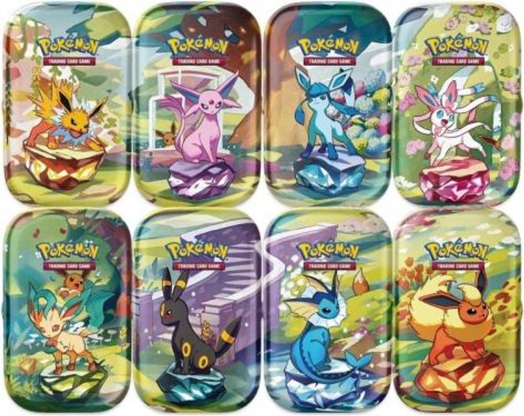 Pokemon - TCG Scarlet And Violet Prismatic Evolutions Mini Tins Assortment