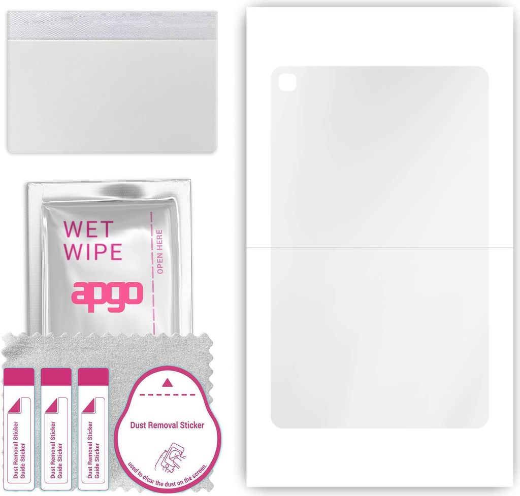 apgo Rückseite Schutzfolie, klar, kompatibel mit Samsung Galaxy Tab A 8.0 & S Pen (2019), Hinten Hydrogel-Displayschutzfolie mit Positionierhilfe,...