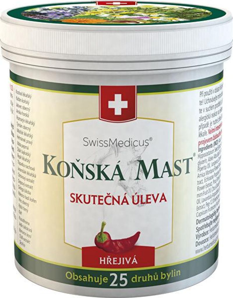 Konská hrejivá masť 500 ml Obrázok produktu 