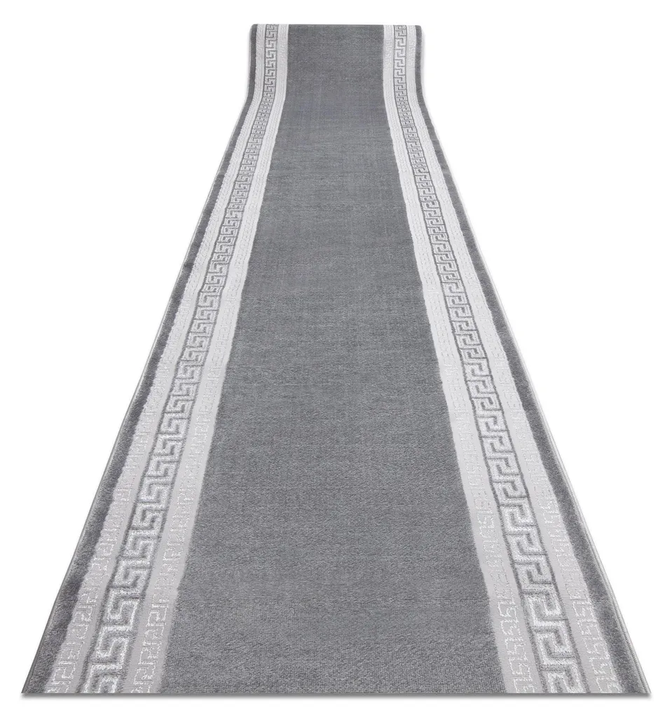 Tapis de course MEFE 2813 gris en polaire double couche - 200x120 cm