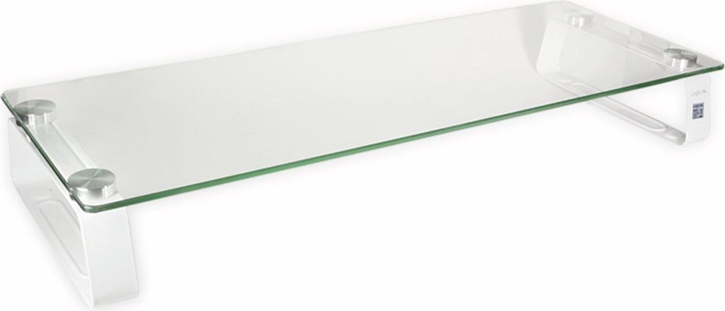 Logilink Monitorerhöhung /-tisch aus Glas, max. 20 kg Immagine del prodotto 