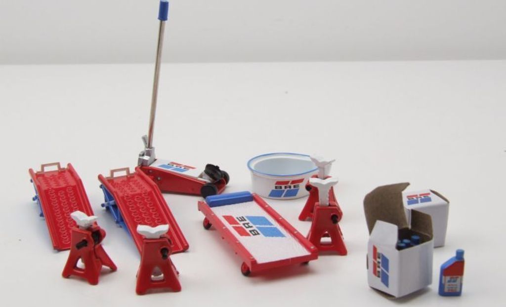 GMP 18959 Zubehör Werkstatt Set #2 Brock Racing Enterprises BRE für 1:18 Modelle GMP1:18