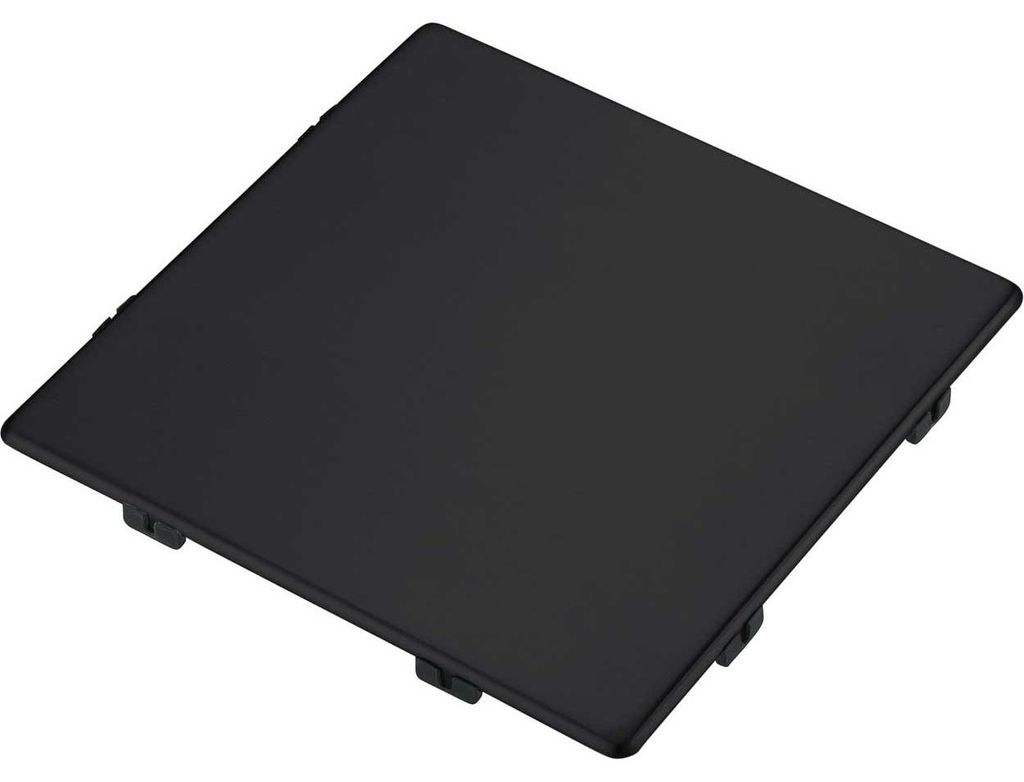 Franke Active Twist, Abflussabdeckung, Schwarz, Edelstahl Produktbild 