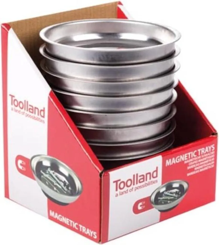 Présentoir de Comptoir avec 10 Plateaux Magnétiques Ø 11 cm - Réf 5042