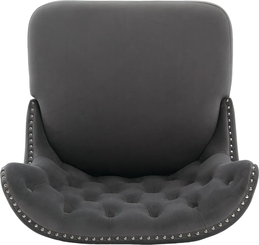 Siège d'Appoint Velours sans Bras pour Coin Lecture et Salon Moderne - 18