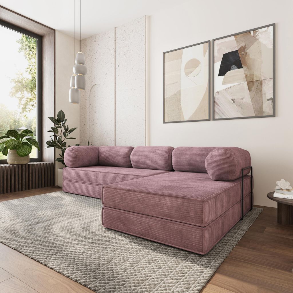 Masseno Ecksofa ETERA mit Metallgestell, Modulares Produktbild 
