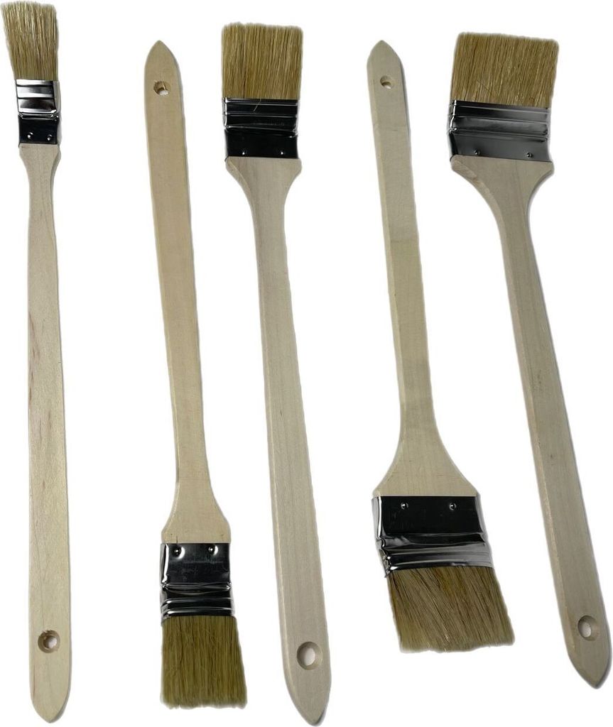 Pinsel Eckpinsel Heizkörperpinsel 120 tlg Set 25/38/50/63/75mm je 24