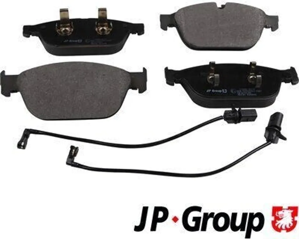 Plaquettes de frein JP GROUP 1163613510 robustes avec témoin d'usure