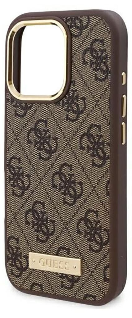 Guess IPhone 16 Pro Hülle - 4G Classic, Braun Mit GUHCP16LG4GFBR - Schützt Mit Stil