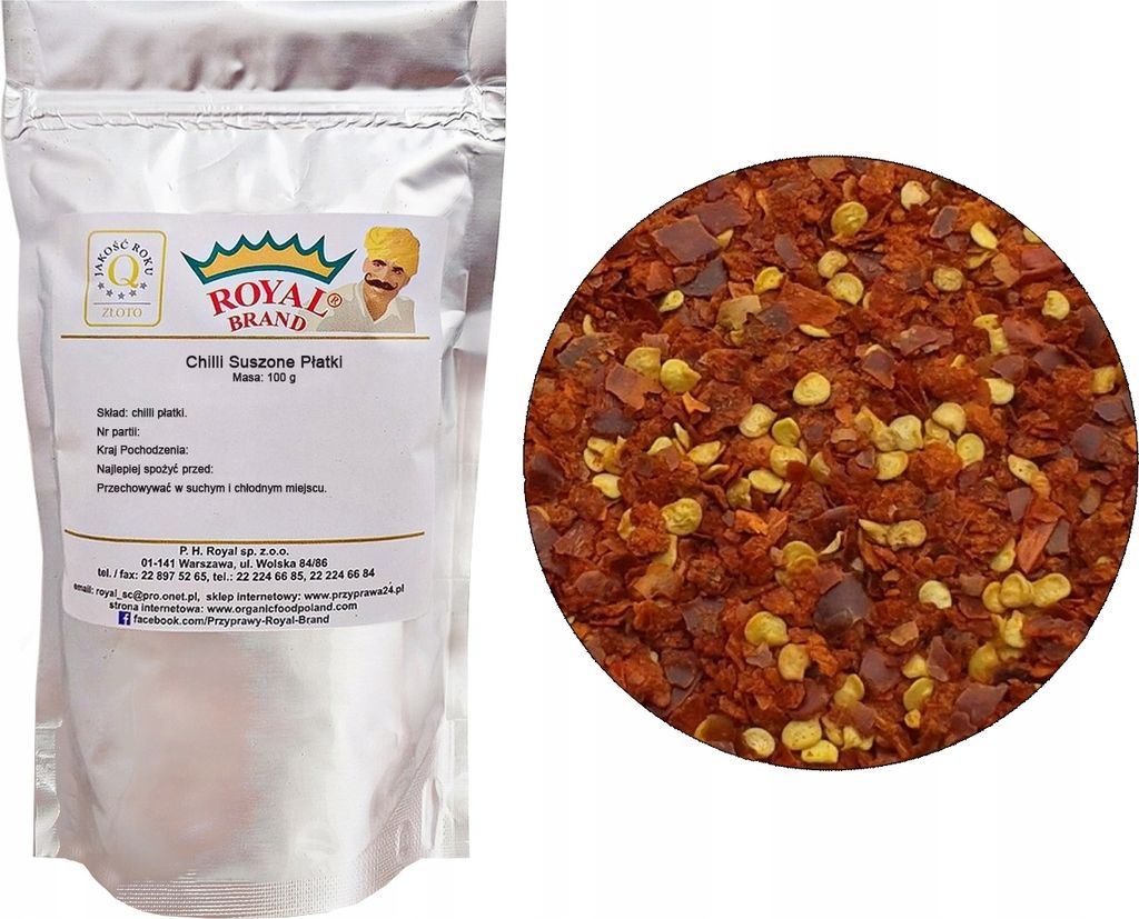 Płatki semoliny z chili 100g SUPER HOT Zdjęcie produktu 