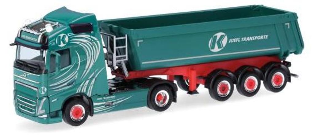 Herpa 318525 - 1/87 Volvo FH GL 2020 Kipp-SZ "Kiefl Transport" (Bayern/Weiding)