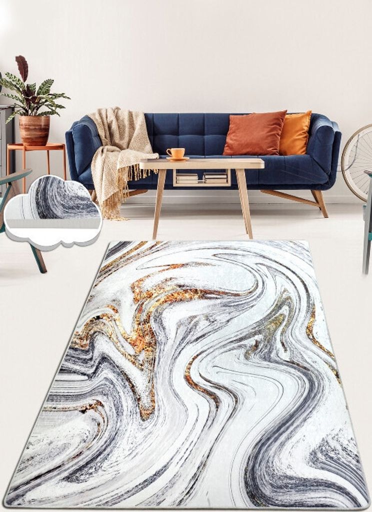 Conceptum Hypnose, Blur- Blur 80X150 CHL, Bunt, Teppichläufer, 80 x 150 cm, 50% Samtgewebe/ 50% Polyester