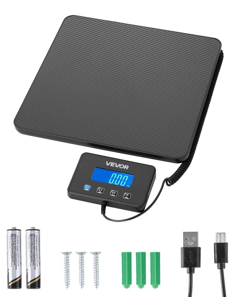 VEVOR Versandwaage Digitale Postwaage 199,6 kg x 48 g, Produktbild 