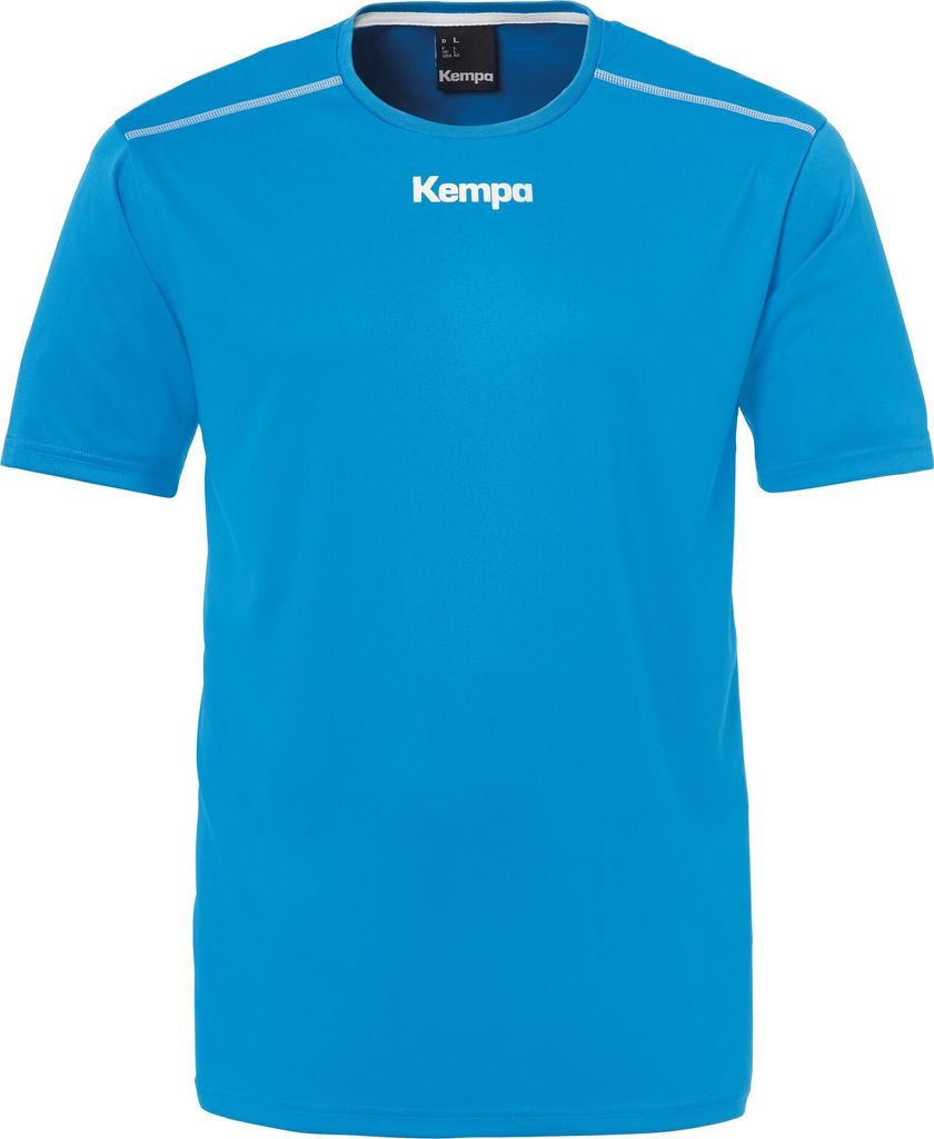 Kempa Handball Polyester Training Shirt T-Shirt kurzarm Herren blau L