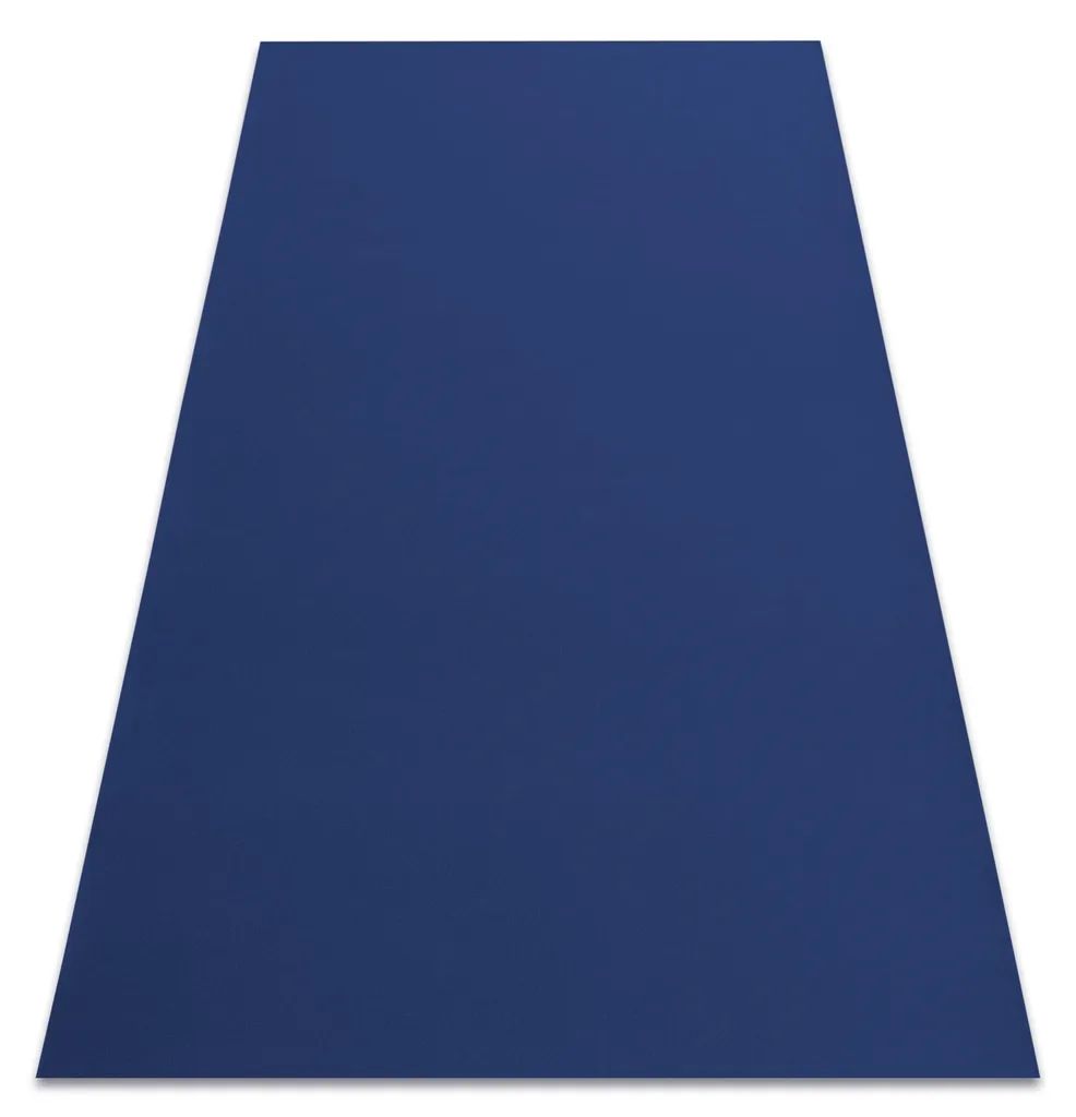 Tapis bleu saphir 200x450 cm RUMBA : fini les tapis qui glissent