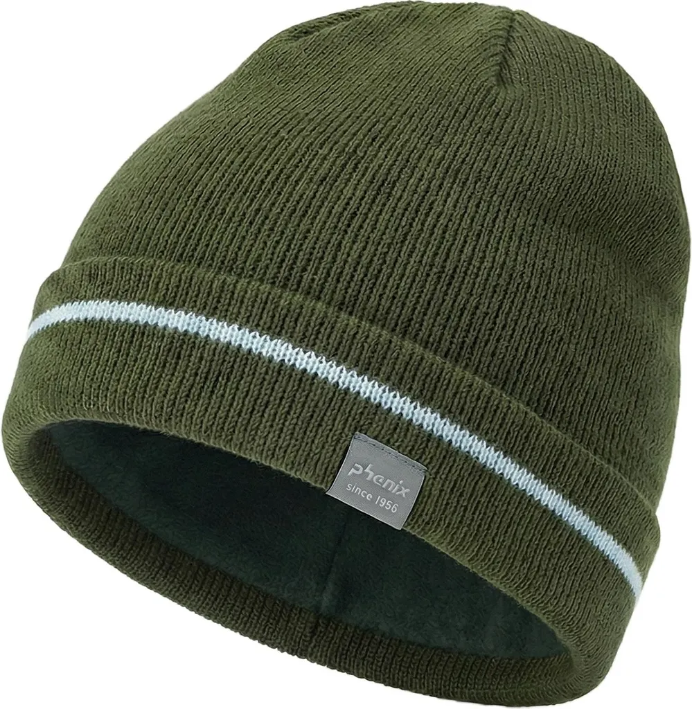 Cuffia Phenix Simple Lined Beanie Khaki - Calore Senza Fronzoli