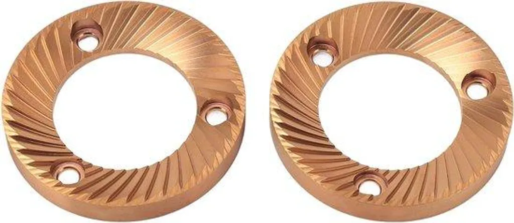 Support pour moulin à café 64 mm inox noir accessoire barista chic