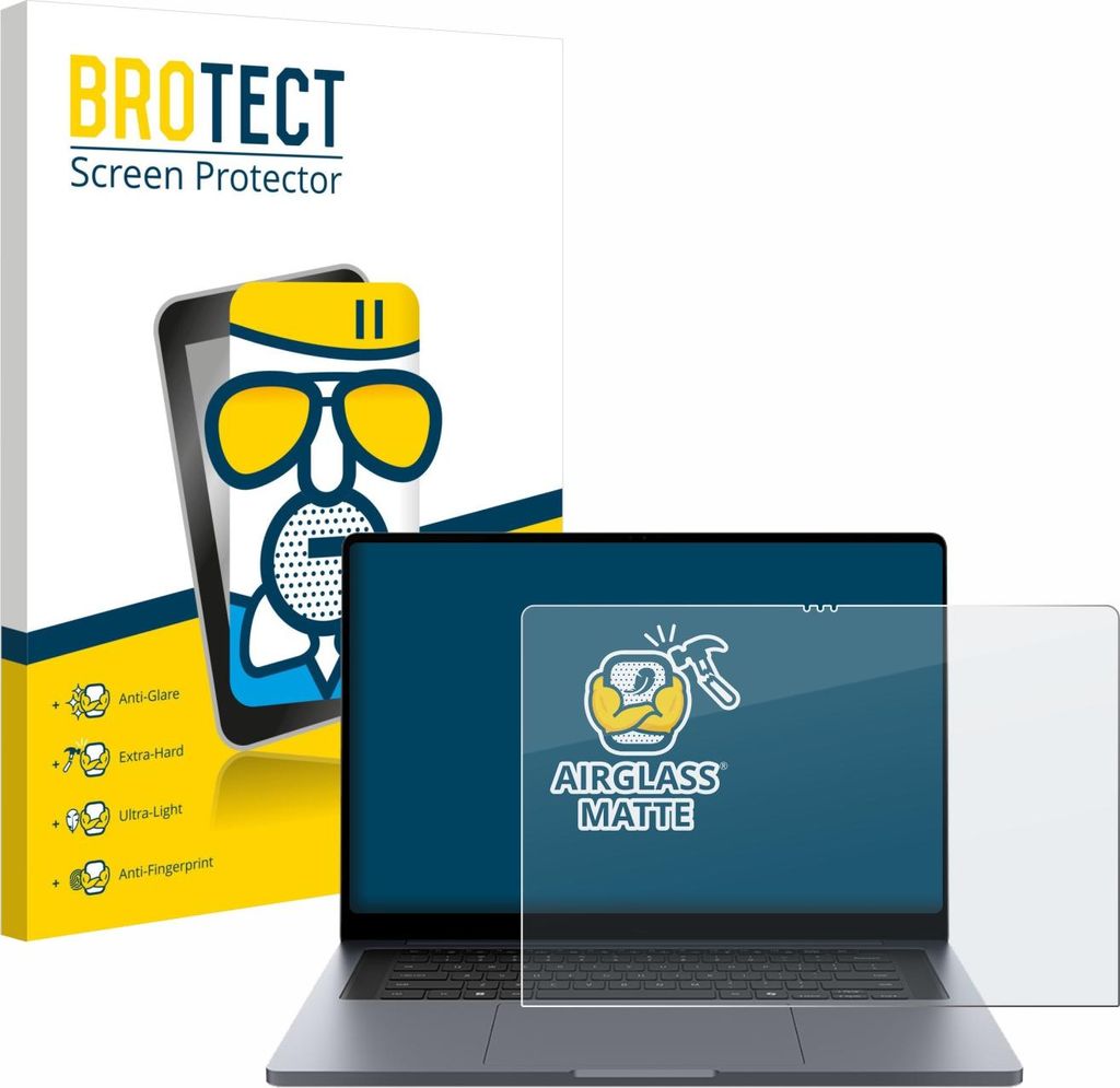 BROTECT Entspiegelungs Schutzglas für Samsung Galaxy Book6 Ultra 16" Schutzfolie Panzer Folie Glas Display Schutz matt