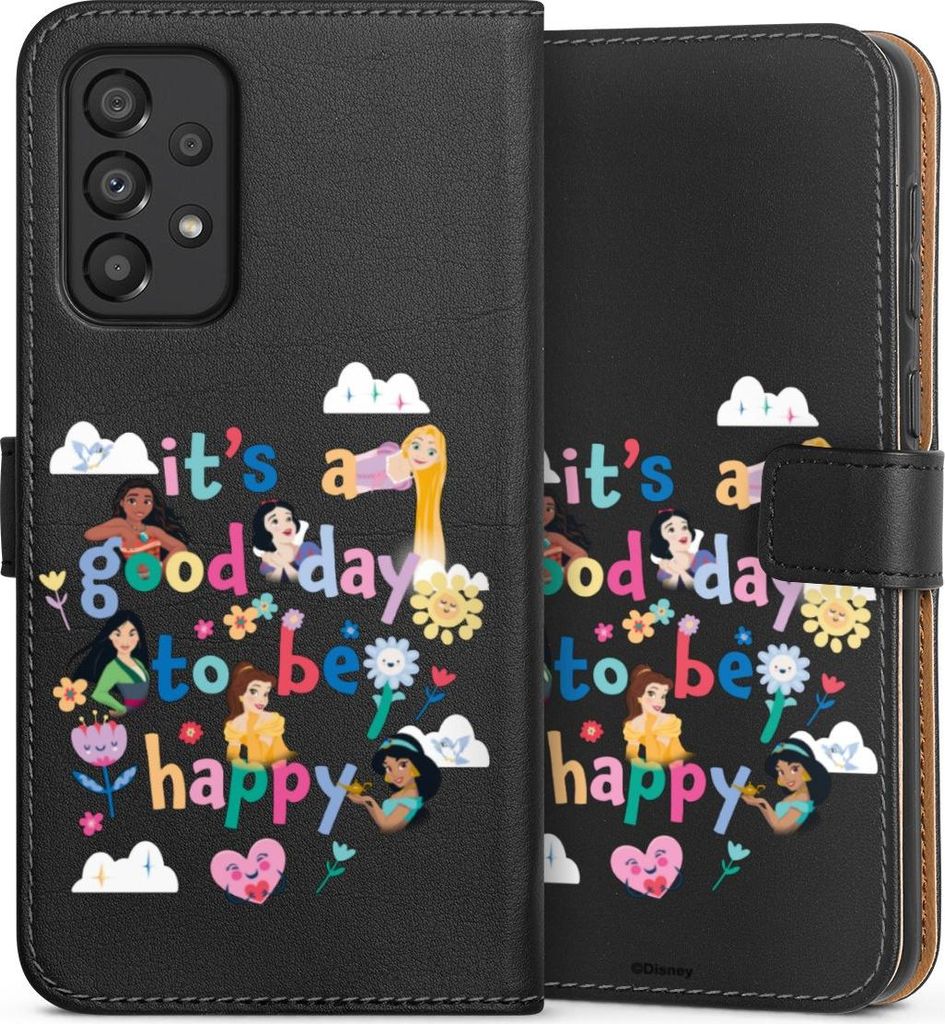 DeinDesign Klapphülle für Samsung Galaxy A33 5G Handytasche Lederhülle Tasche Disney Princess Offizielles Lizenzprodukt Prinzessin