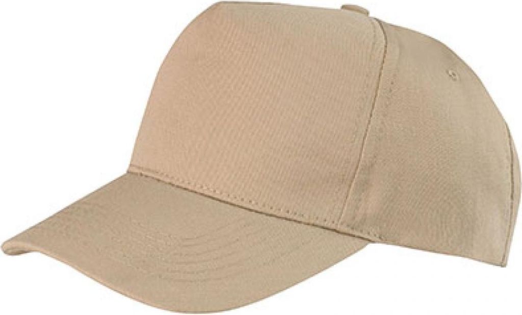 Result Headwear RC084X | Boston 5-Panel Cap / Kappe / Mütze / Hut - Farbe: Khaki - Größe: One Size
