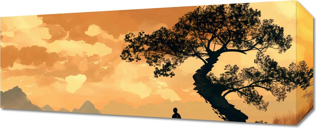 Image Zen 50 x 20 cm pour Bureau - Déco Murale Relaxation et Travail