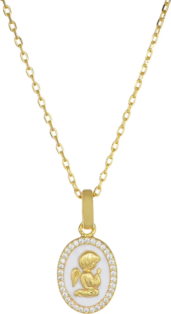 Collana AMEN Angelo Sacro CLANSMGB Argento 925 Bianco | Trendy & Chic
