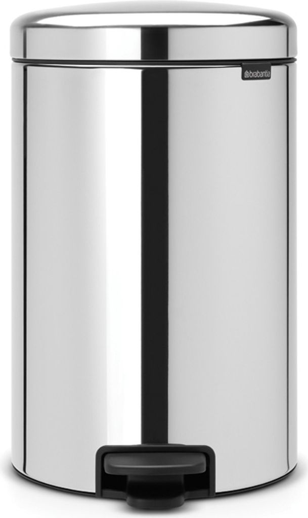 NewIcon Treteimer 20 L mit Kunststoffeinsatz (B: 29cm, T: 38cm, H: 46,7cm)
