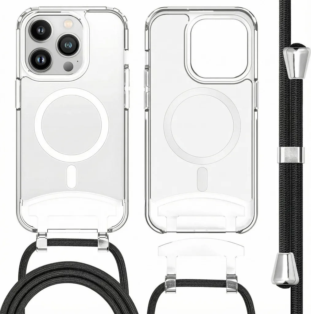 Custodia imoshion MagSafe iPhone 13 Pro Trasparente con Cinturino